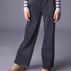 Pantalón punto pana petróleo - Imagen 2