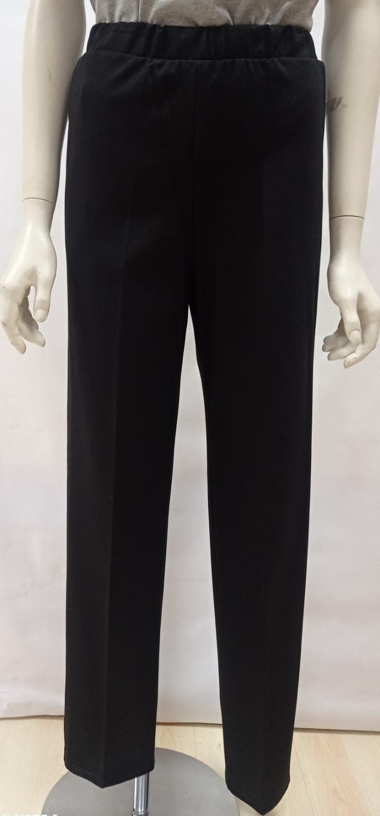 Pantalón punto roma negro - Imagen 1
