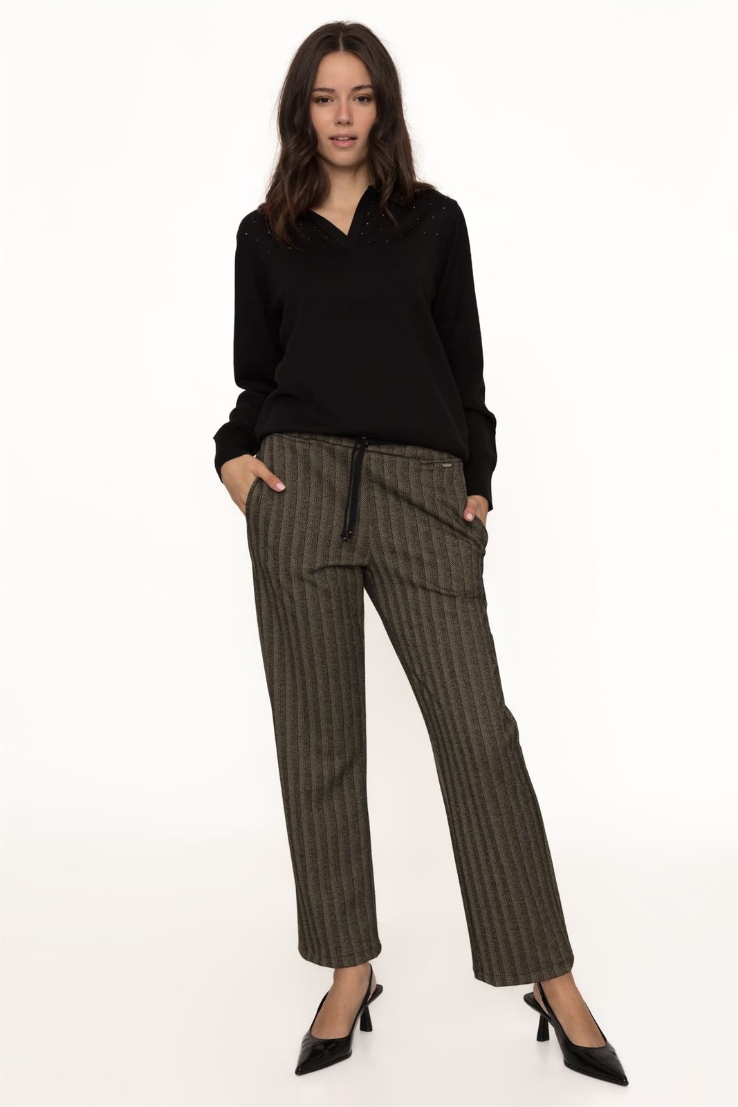 Pantalón Salli kaki - Imagen 1