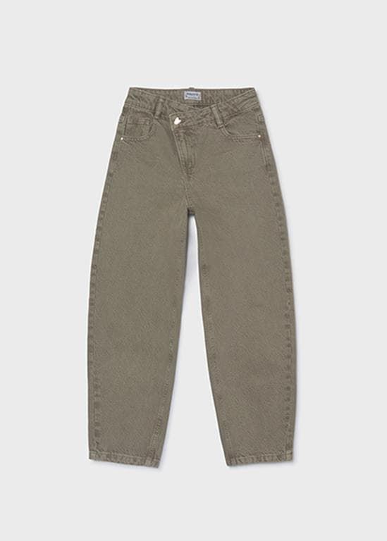 Pantalón sarga barrel alga - Imagen 2