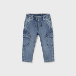 Pantalón soft denim cargo - Imagen 2
