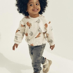Pantalón soft denim jogger gris - Imagen 1