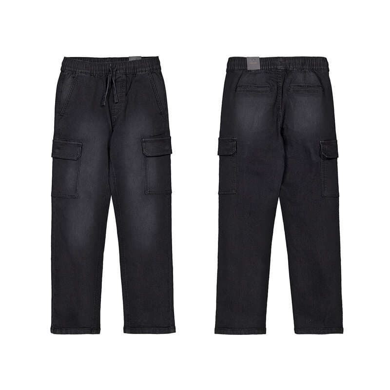 Pantalón soft denim jogger negro - Imagen 6