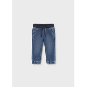 Pantalón soft denim jogger - Imagen 1