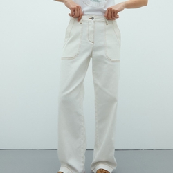 Pantalón tejano crudo - Imagen 1