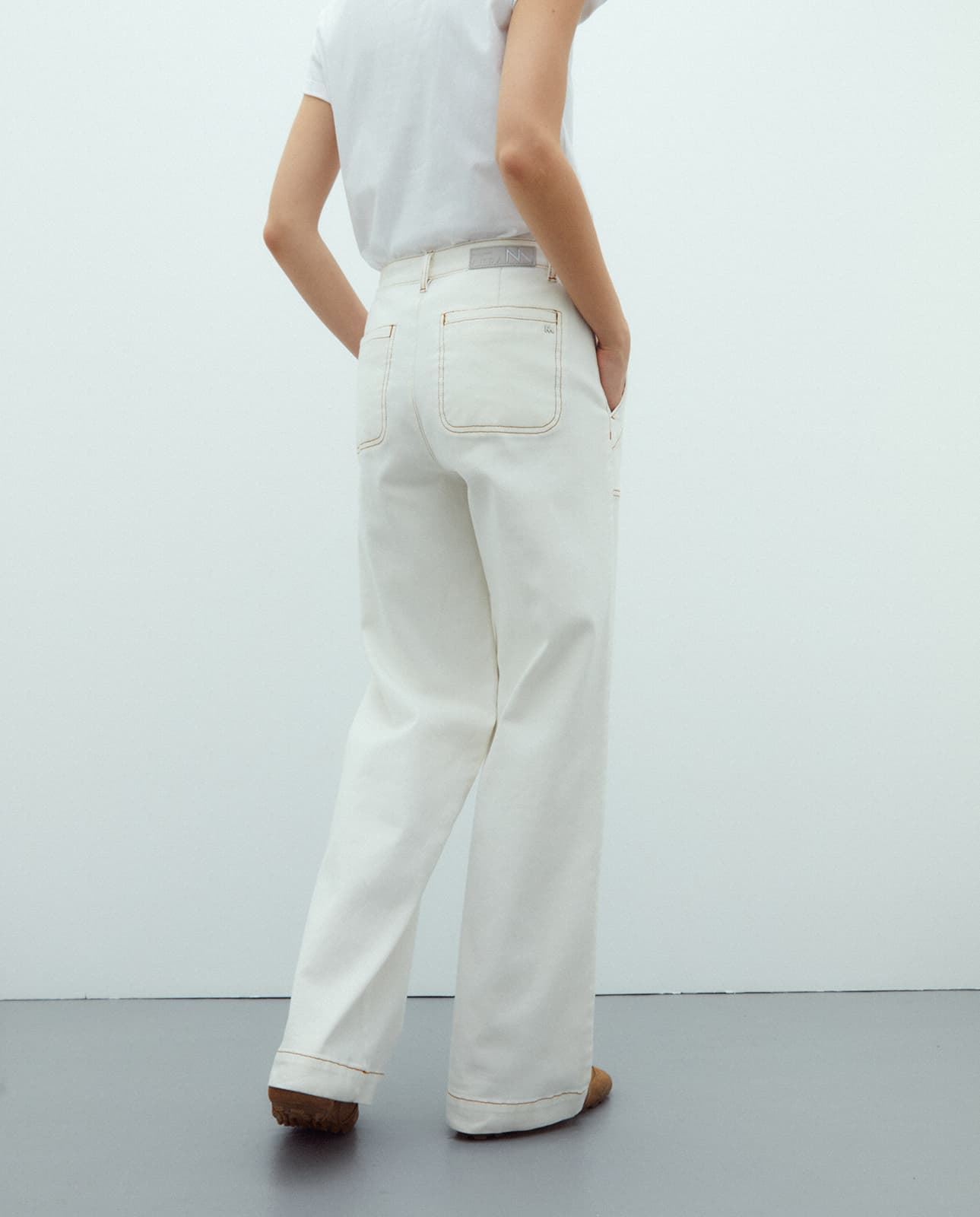 Pantalón tejano crudo - Imagen 2