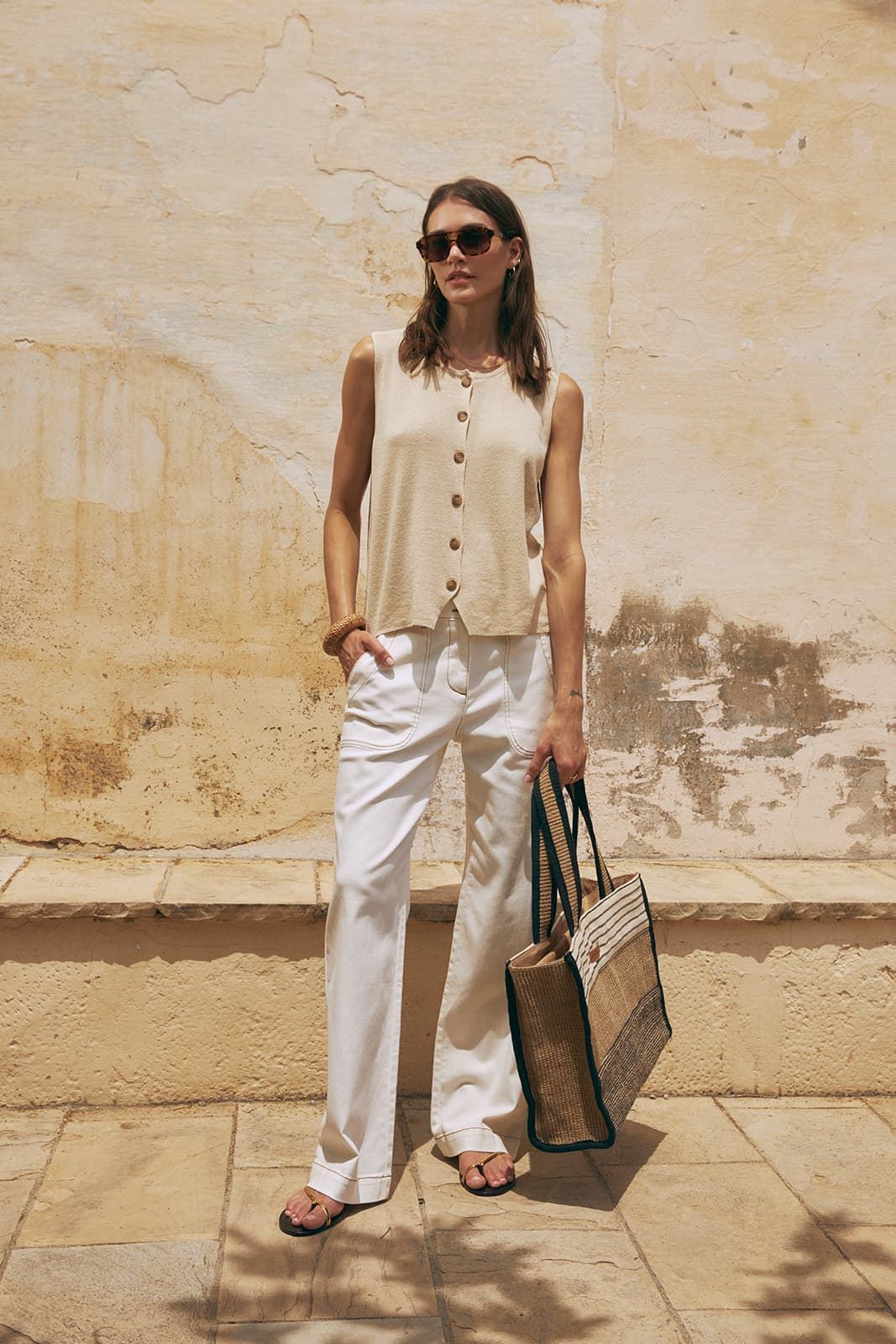 Pantalón tejano crudo - Imagen 5