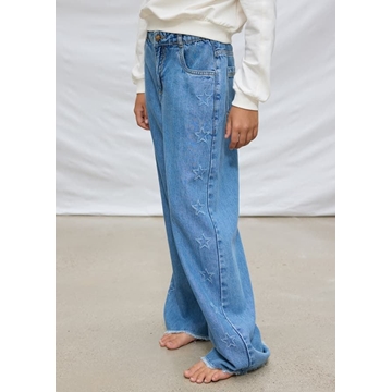 Pantalón tejano fluido - Imagen 1