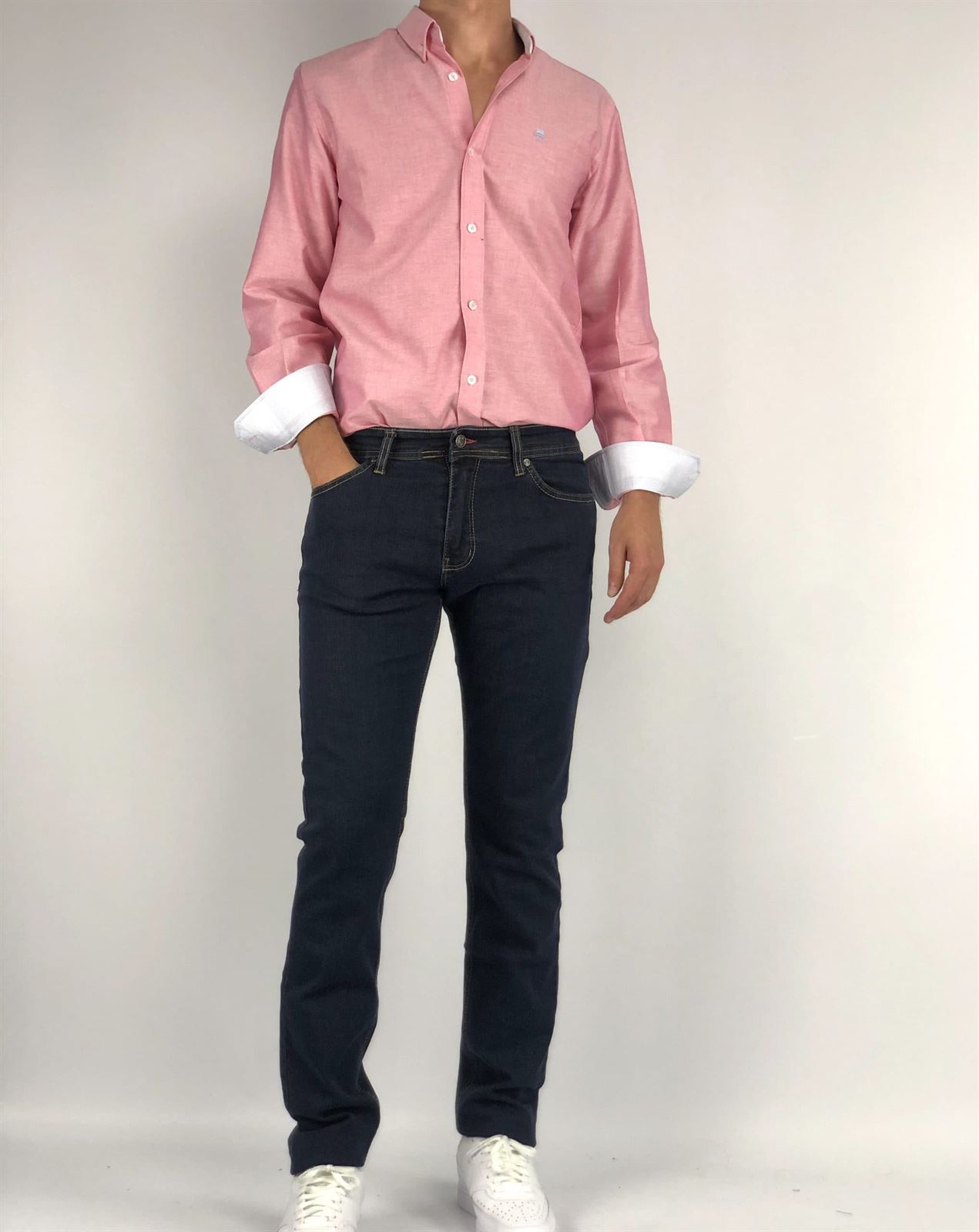 Pantalón tejano piedra - Imagen 1