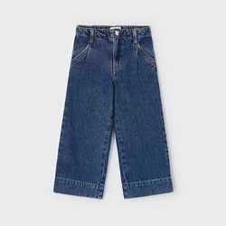 Pantalón tejano wide leg oscuro - Imagen 2