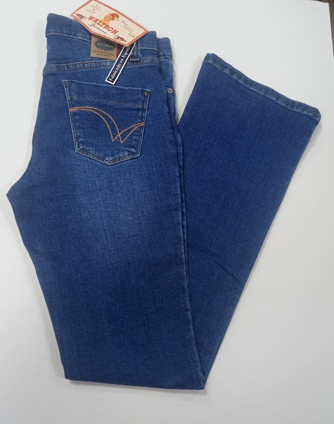 Pantalón vaquero flare - Imagen 1