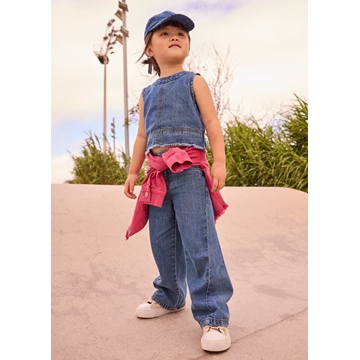 Pantalón vaquero fluido - Imagen 1