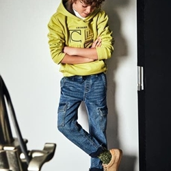 Pantalón vaquero jogger cargo - Imagen 1