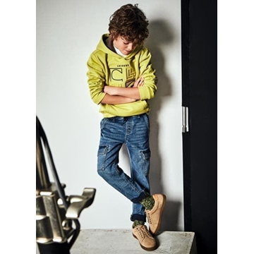 Pantalón vaquero jogger cargo - Imagen 1