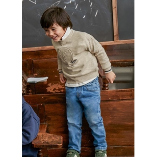 Pantalón vaquero jogger medio - Imagen 1