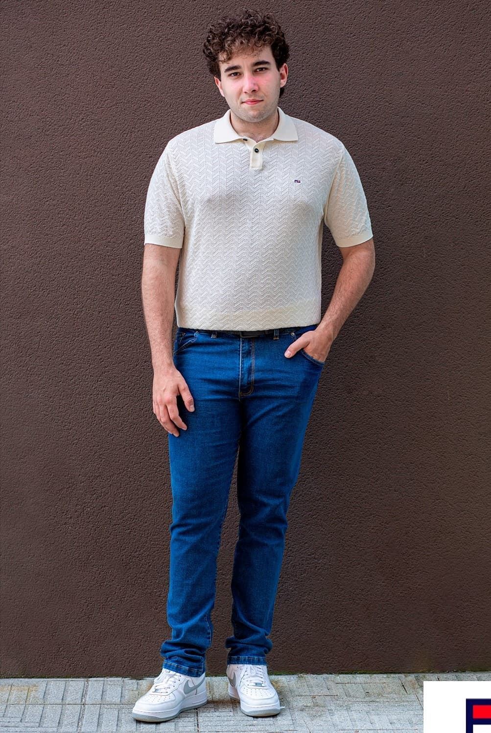 Pantalón vaquero piedra - Imagen 1