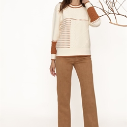 Pantalón Viena camel - Imagen 1