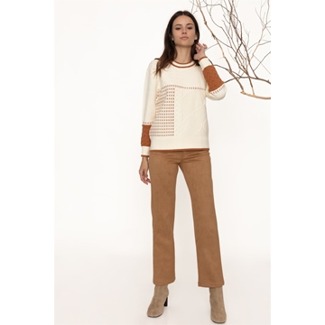 Pantalón Viena camel - Imagen 1