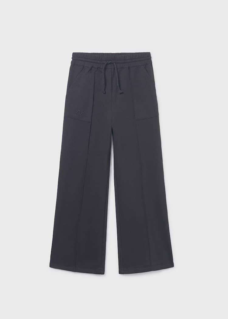 Pantalón wide leg negro - Imagen 1