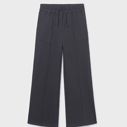 Pantalón wide leg negro - Imagen 1