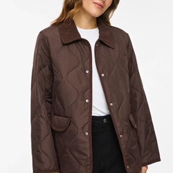 Parka corta vitate coffee bean - Imagen 1
