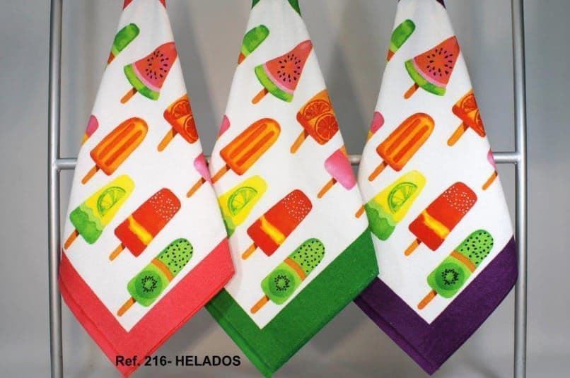 Paño de cocina HELADOS - Imagen 1