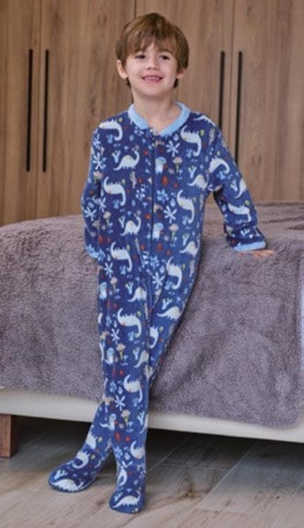 Pelele-manta dinos azul - Imagen 1