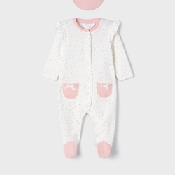 Pelele rosa baby - Imagen 1