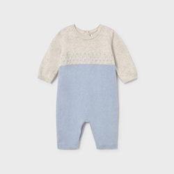 Pelele tricot cielo - Imagen 1
