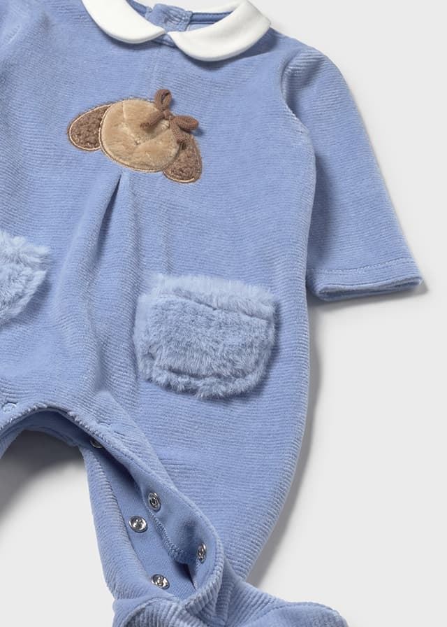 Pelele tundosado dream-blue - Imagen 2