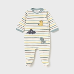 Pelele tundosado rayas hielo - Imagen 1