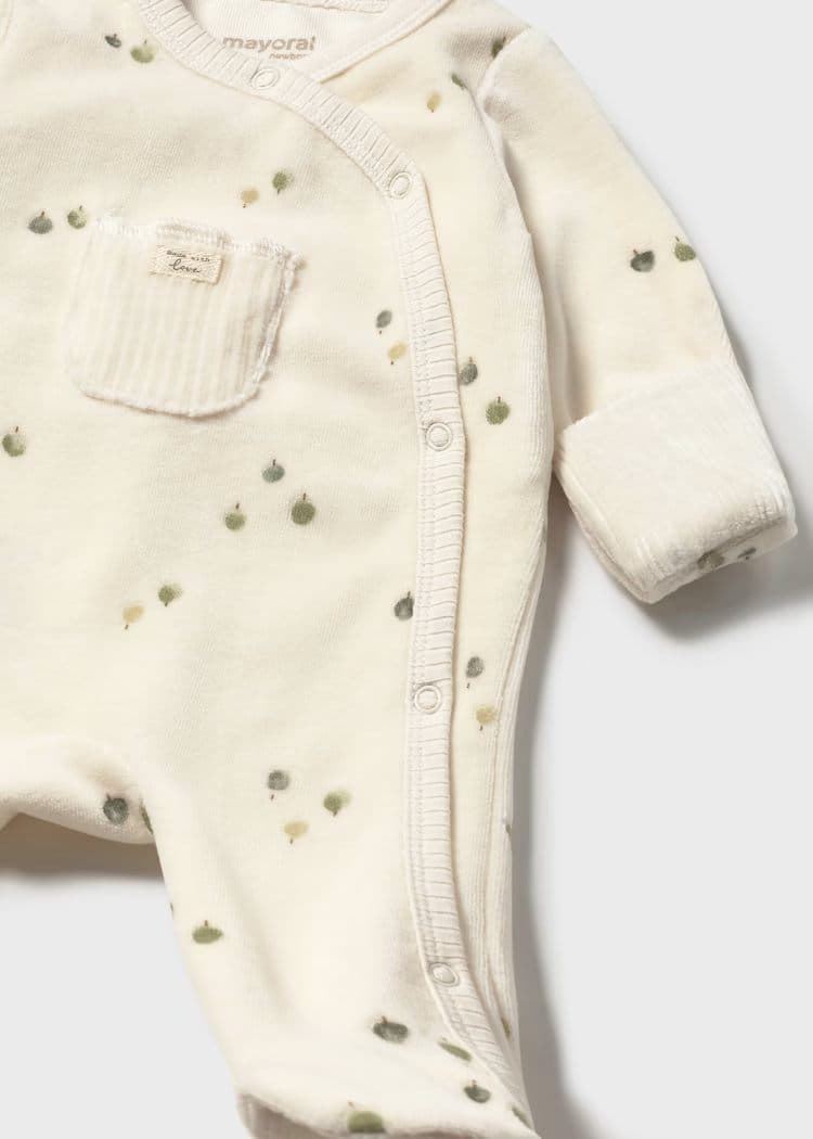 Pelele tundosado unisex cerámica-salvia - Imagen 3