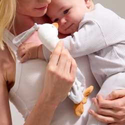 Peluche portachupete plata - Imagen 1