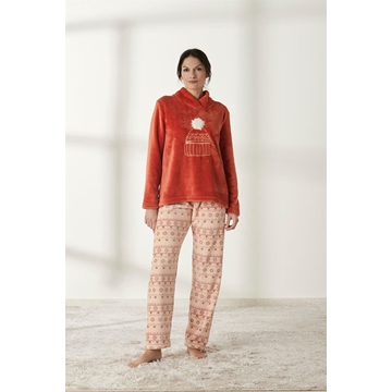 Pijama coralina naranja - Imagen 1