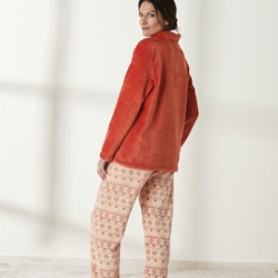 Pijama coralina naranja - Imagen 2