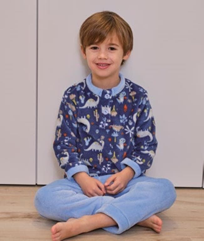 Pijama dinos azul - Imagen 1