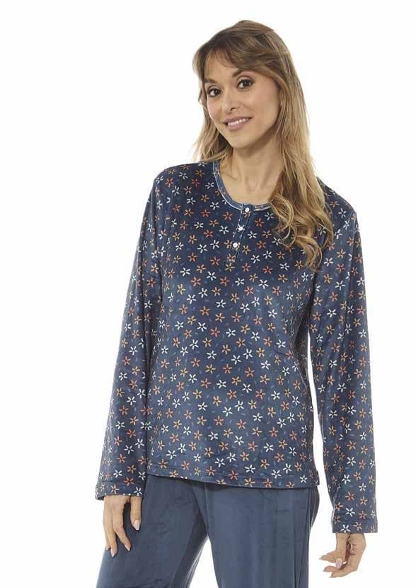 Pijama estampado azul - Imagen 1