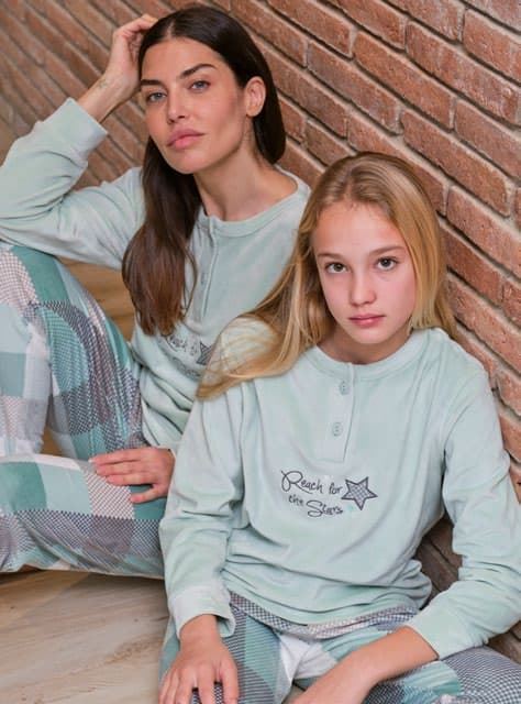 Pijama estrella verde - Imagen 2