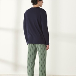 Pijama marino-verde - Imagen 2