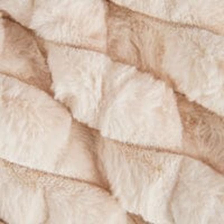 Plaid AMBER crema - Imagen 3