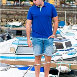 Polo azul - Imagen 1