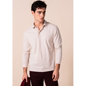 Polo beige - Imagen 1