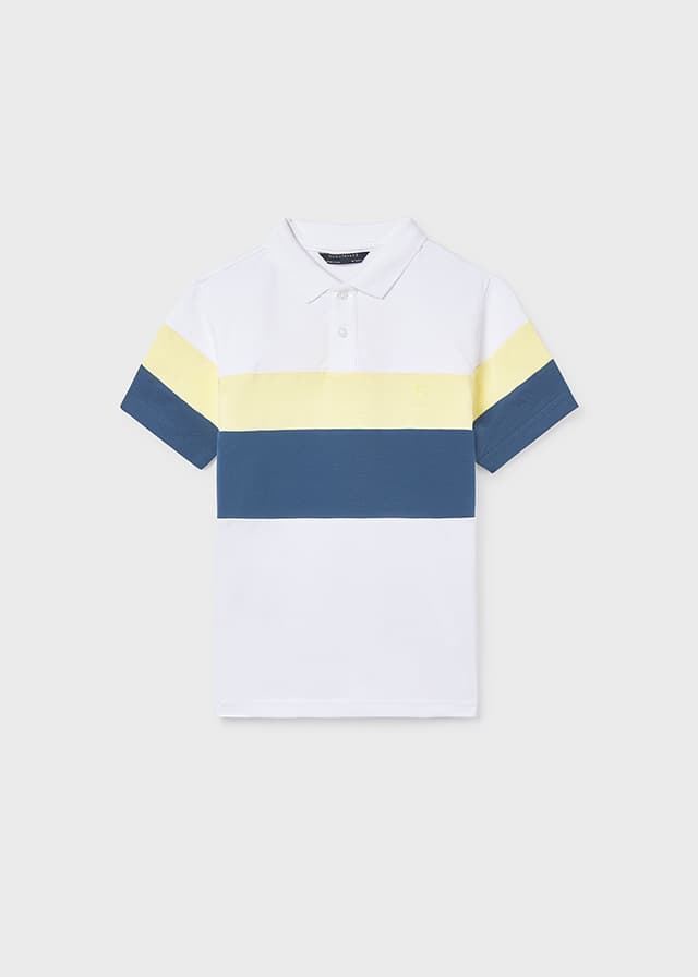 Polo blanco-lemon - Imagen 3