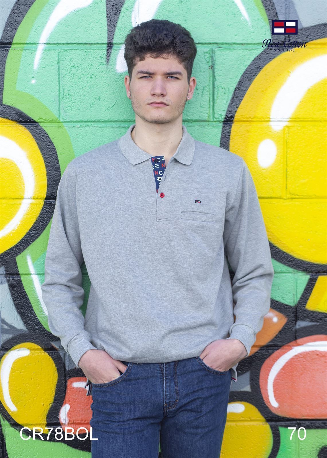 Polo gris - Imagen 1