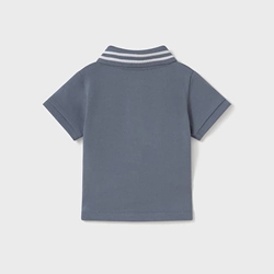 Polo manga corta azul - Imagen 2