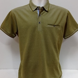 Polo manga corta kaki - Imagen 1