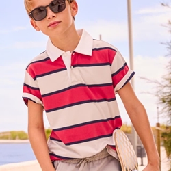 Polo manga corta tomate - Imagen 1