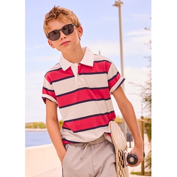 Polo manga corta tomate - Imagen 1