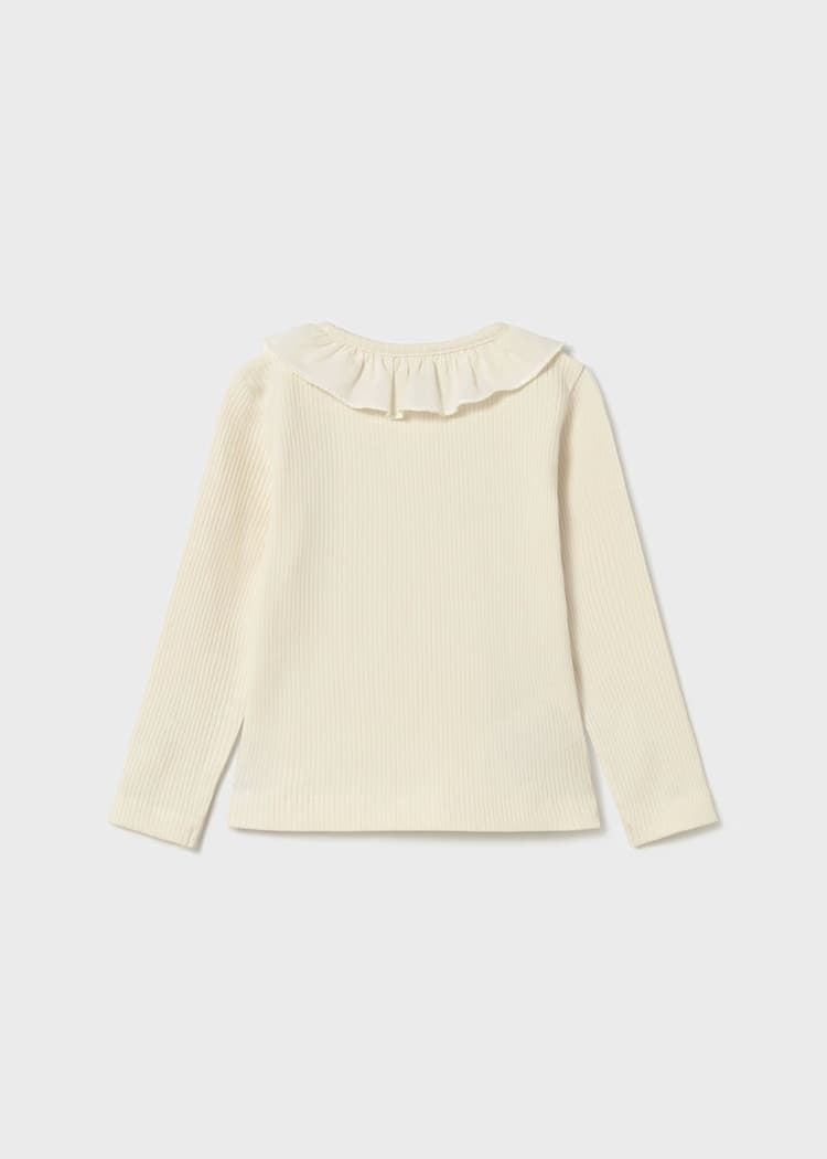 Polo manga larga canalé macchiato - Imagen 2