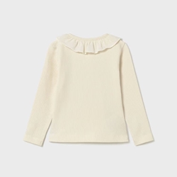 Polo manga larga canalé macchiato - Imagen 2